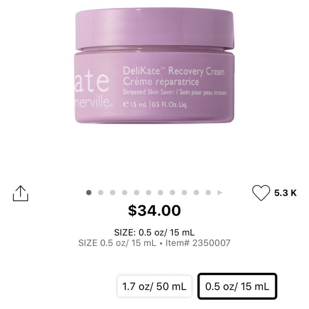 Kate Somerville - DeliKate™ Recovery Cream new